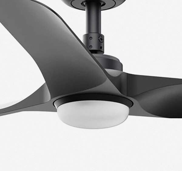 FARO 33825WT1S - LED димируем вентилатор HEY S 10W/230V CCT Ø 90 см черен WT + DO