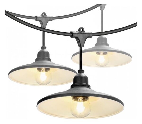 Външна декоративна гирлянда CRETE 15xE27/230V 20m IP44