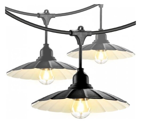 Външна декоративна гирлянда CRETE 15xE27/230V 20m IP44