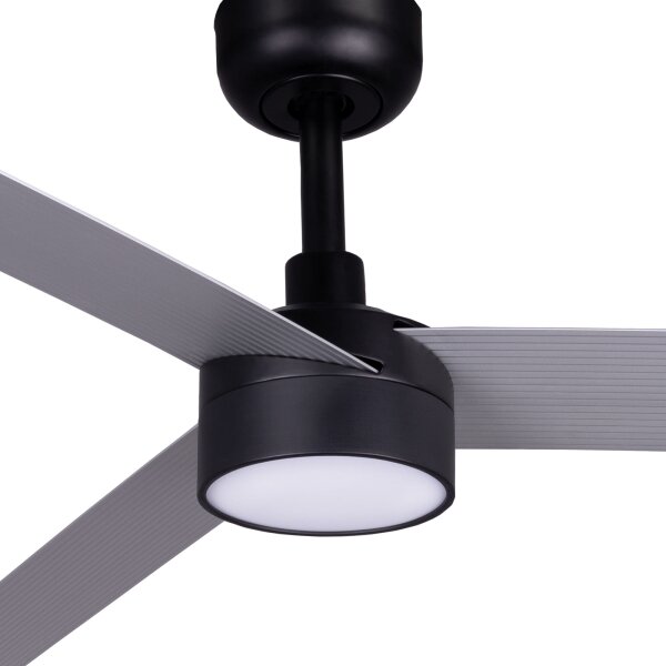 FARO 342871S - Димируем LED вентилатор CRUISER XL 18W/230V CCT (регулируема цветна температура), Ø 160 см, сив/черен + дистанционно управление