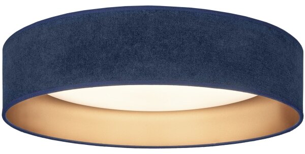 Brilagi-LED Димируемо осветително тяло VELVET SM. VARI 24W/230V 3000–6500K Ø45 см син/златист + дистанционно управление