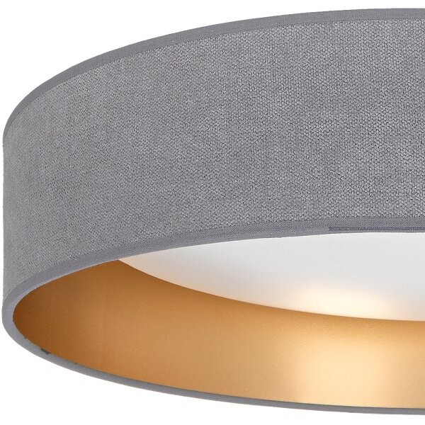 Brilagi-LED Таванно осветително тяло VELVET SIMPLE LED/24W/230V 3000K Ø 45 см сив/златист