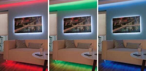 Paulmann 3988 - LED RGBW/13W димируема лента TIP 5 м 230V + дистанционно управление