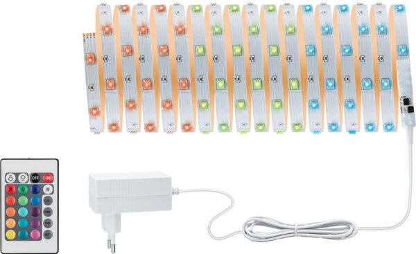 Paulmann 3989 - LED RGBW/19W димируема лента TIP 10 m 230V + дистанционно управление