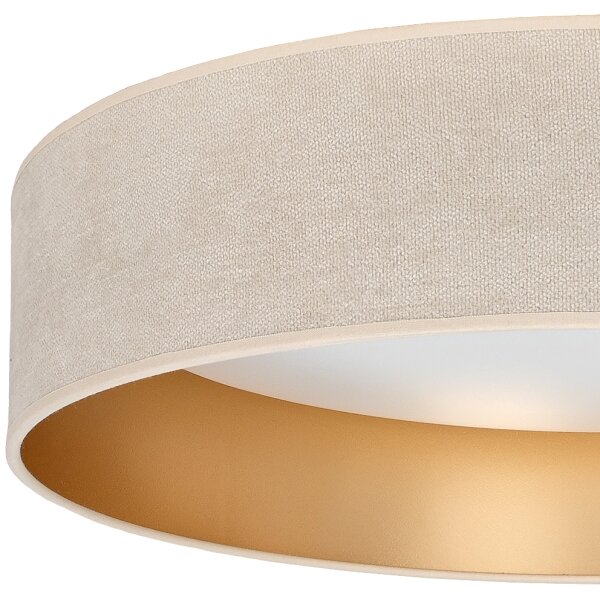 Brilagi-LED димируемо осветително тяло VELVET SM. VARI 24W/230V 3000-6500K диам. 45 см крем./злат. + дистанционно управление