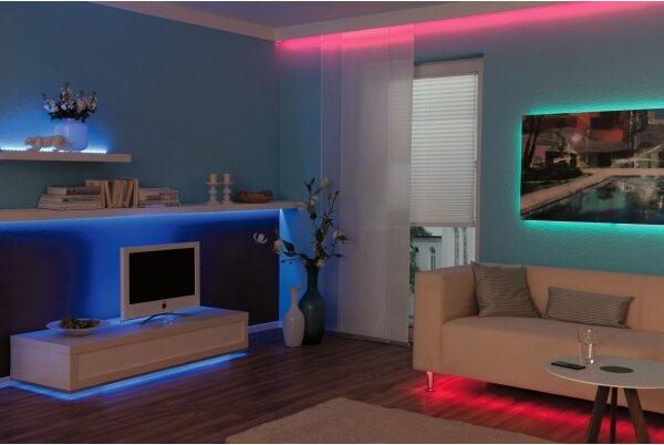 Paulmann 3988 - LED RGBW/13W димируема лента TIP 5 м 230V + дистанционно управление