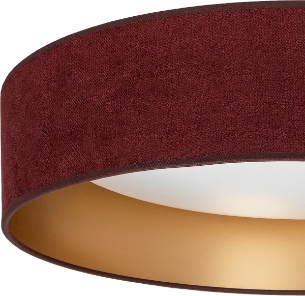 Brilagi-LED Таванно осветително тяло VELVET SIMPLE LED/24W/230V 4000K Ø 45 см винено/златно