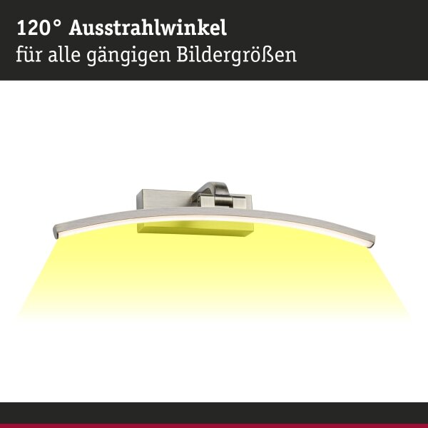 Paulmann 95560 - LED/8,5W Осветително тяло за картини BENTO 230V 40 см месинг