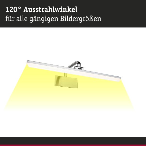 Paulmann 95573 - LED/11W Осветително тяло за картини RENAN 230V 60 см матов хром