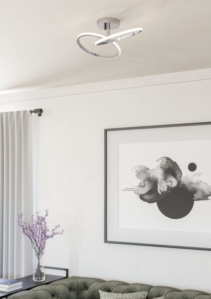 Eglo 902145 - LED таванно осветително тяло CONGIUNTI LED/12W/230V 2700/4000/6500K хром
