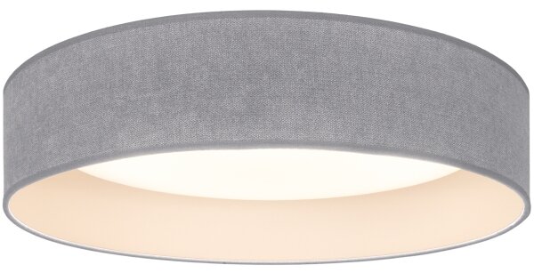 Brilagi - LED таванно осветително тяло VELVET SIMPLE LED/24W/230V 3000K Ø 45 см сиво