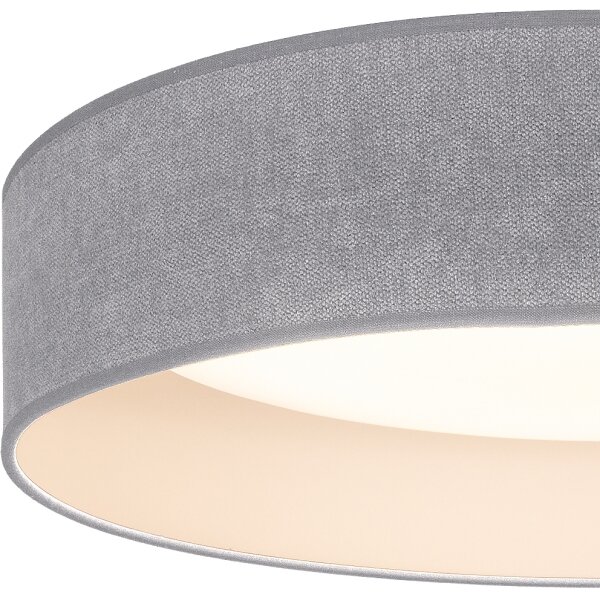 Brilagi - LED таванно осветително тяло VELVET SIMPLE LED/24W/230V 3000K Ø 45 см сиво