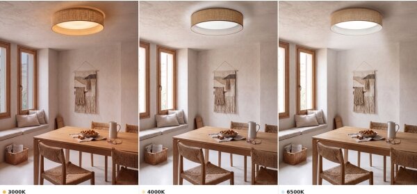 Brilagi - LED таванно осветително тяло VELVET VARI LED/24W/230V CCT Ø 45 см бежово