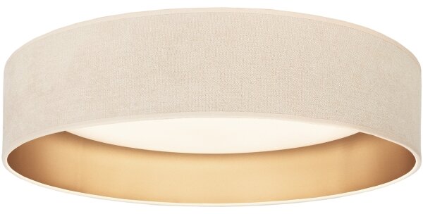 Brilagi-LED димируемо осветително тяло VELVET SM. VARI 24W/230V 3000-6500K диам. 45 см крем./злат. + дистанционно управление
