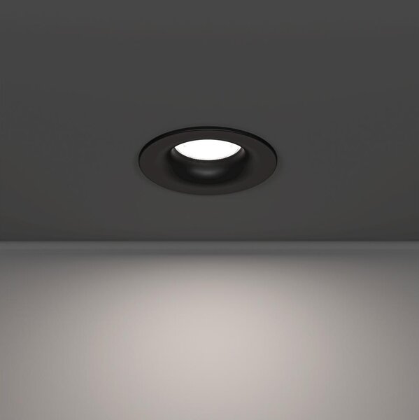 Eglo 902273 -LED вграден таванен осветител за баня SALABATE LED/4,9W/230V pr.8,8cm IP65 черен