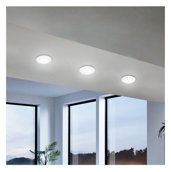 Eglo 902286 - Комплект 3x LED RGBW димируемо вградено осветително тяло SALICETO-Z LED/4,7W/230V в бял цвят