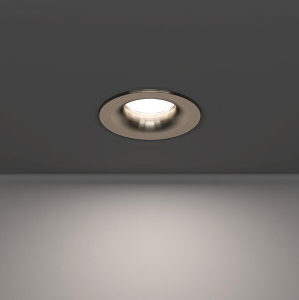Eglo 902275 -LED вградено таванно осветително тяло за баня SALABATE LED/4,9W/230V Ø8,8 см IP65 хром