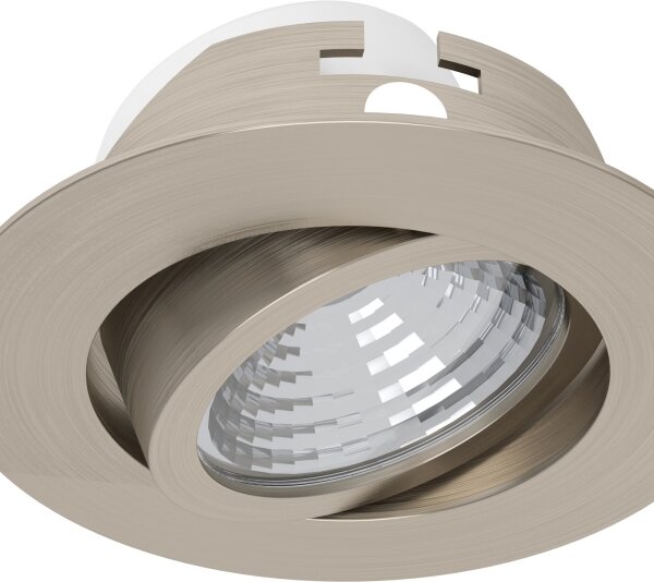 Eglo 902282 - комплект 3xLED димируемо таванно осветително тяло SALICETO LED/6,4W/230V Ø8,8cm хром