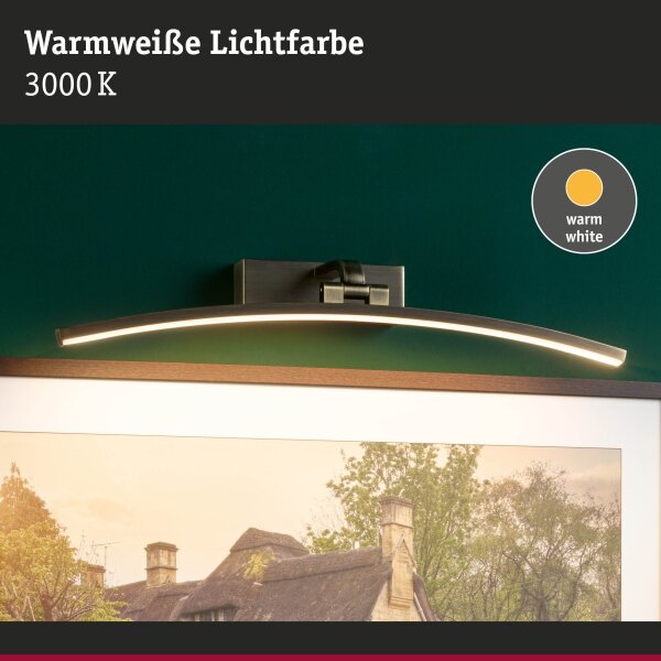 Paulmann 95561 - LED/10W Осветително тяло за картина BENTO 230V 50 cm месинг