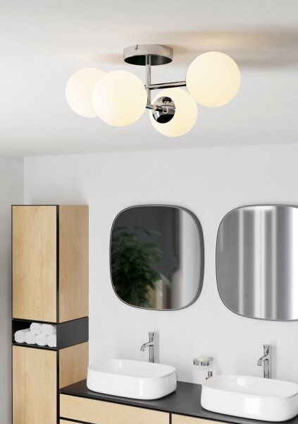Eglo 902098 - LED таванно осветително тяло за баня CASTROVIDO 4xG9/4,2W/230V IP44 хром