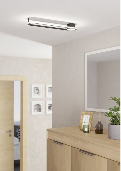 Eglo 902151-LED Таванно осветително тяло COLLECORVINO LED/24W/230V 2700/4000/6500K черно