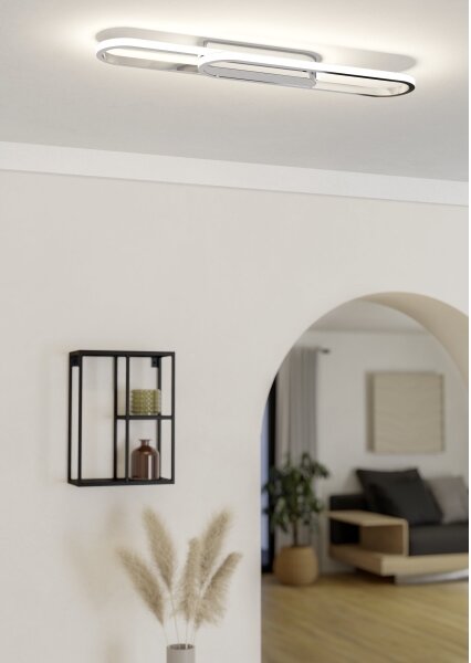 Eglo 902161 - LED таванно осветително тяло CONIVARENA LED/20W/230V 2700/4000/6500K хром