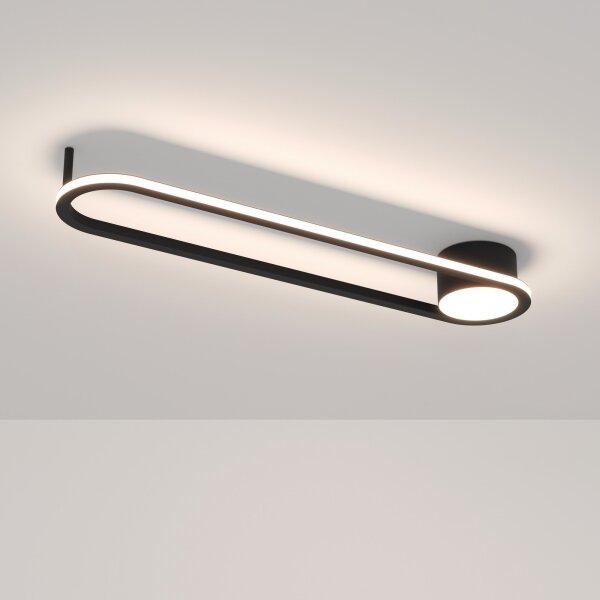 Eglo 902151-LED Таванно осветително тяло COLLECORVINO LED/24W/230V 2700/4000/6500K черно