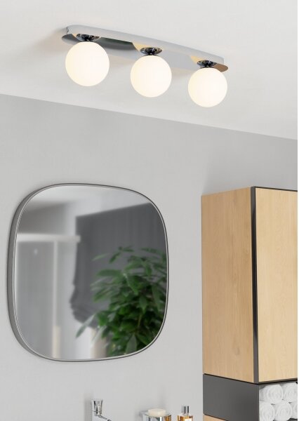 Eglo 902096 - LED таванно осветително тяло за баня CASTROVIDO 3xG9/4,2W/230V IP44 хром