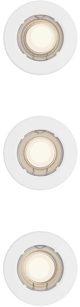 Philips - Комплект от 3 вградени осветителни тела PERIDOT 1xGU10/7W/230V, бели