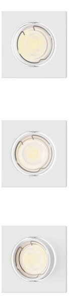 Philips - Комплект 3x вградени осветителни тела PERIDOT 1xGU10/7W/230V бяло