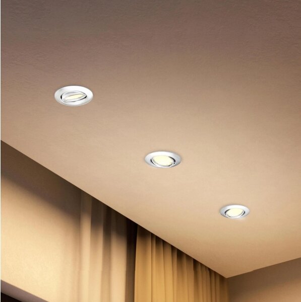 Philips - комплект от 3 вградени осветителни тела PERIDOT 1xGU10/7W/230V, бели