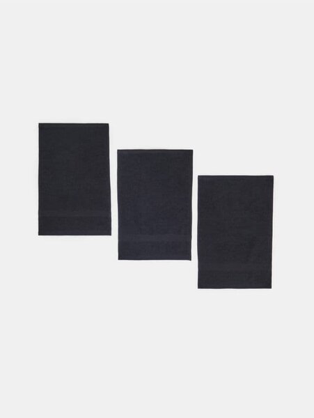 Sinsay - Комплект кърпи за ръце 3 pack - черeн