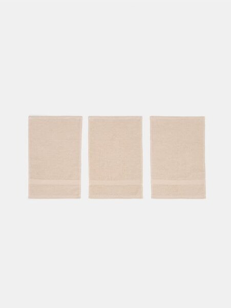 Sinsay - Комплект кърпи за ръце 3 pack - бежово