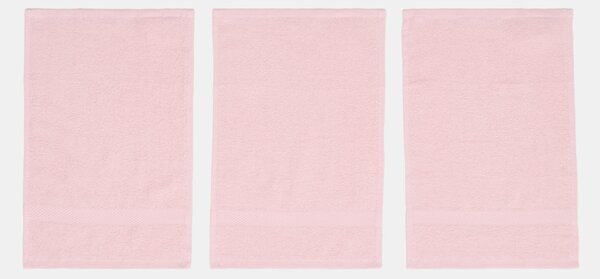 Sinsay - Комплект кърпи за ръце 3 pack - пастелнорозово