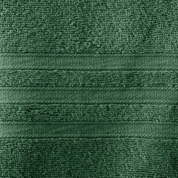Тъмнозелена памучна хавлиена кърпа от тери 70x120 cm Zero Twist – Catherine Lansfield