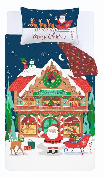 Единично спално бельо 135x200 cm Santa's Workshop – Catherine Lansfield