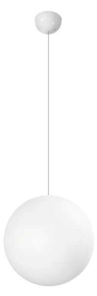 Linea Light LED висяща лампа Oh! P, Ø 38 см, бяла, 3 000 K, 1 584 lm, Бял, Дневна/трапезария, Пластмаса, Модерен