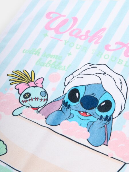 Sinsay - Памучна кърпа Lilo & Stitch - бледосиньо