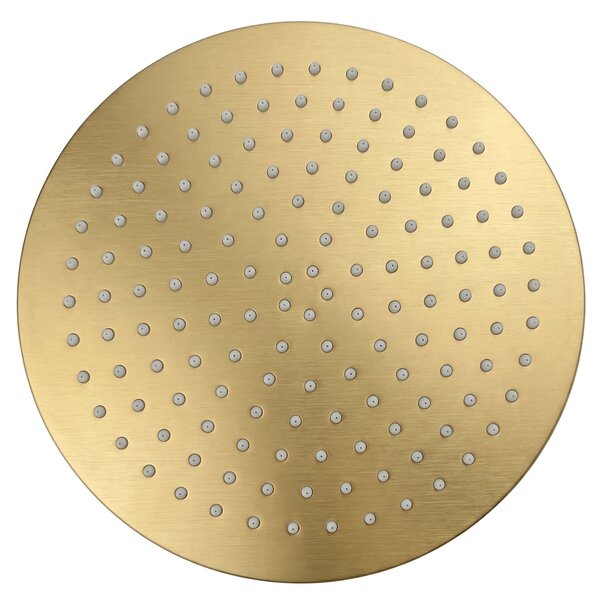 Кръгла душ глава REA JS-P014BG 30cm Brush Gold