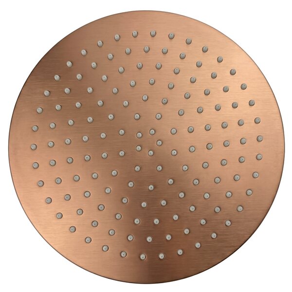 Кръгла душ глава REA JS-P014BRG 30cm Brush Copper
