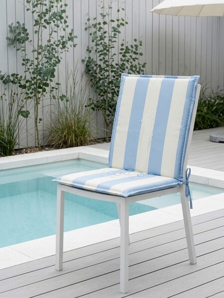 Sinsay - Водоустойчива възглавница за стол с облегалка на райета - многоцветен