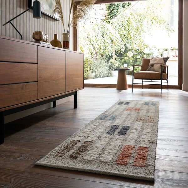 Килим „Alder Boucle Blocks Multicolor“ 80x300 см