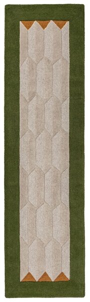 Килим „Apex Border Wool Verde“ 60x230 см