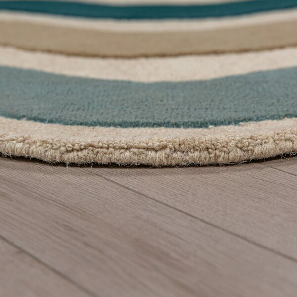 Covor Cascade Wool Albastru 140x200 cm