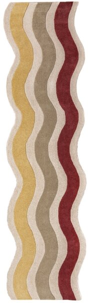 Covor traversa Cascade Wool Mov 80x300 cm