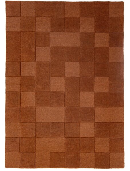 Covor Checkerboard Teracota 120x170 cm