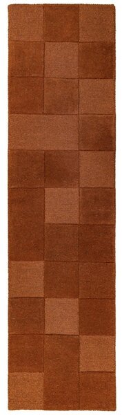 Covor traversa Checkerboard Teracota 60x230 cm