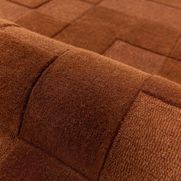 Covor traversa Checkerboard Teracota 60x230 cm