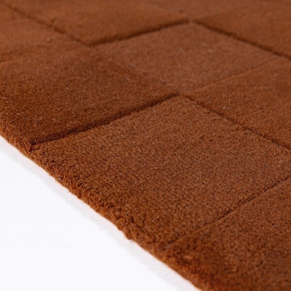 Covor traversa Checkerboard Teracota 60x230 cm