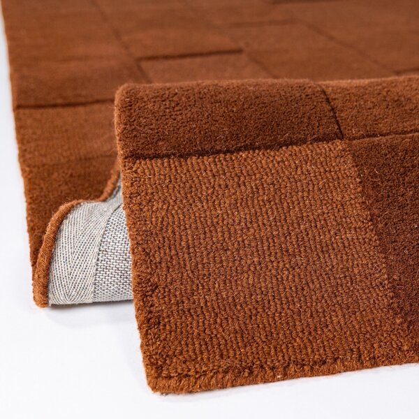 Covor traversa Checkerboard Teracota 60x230 cm
